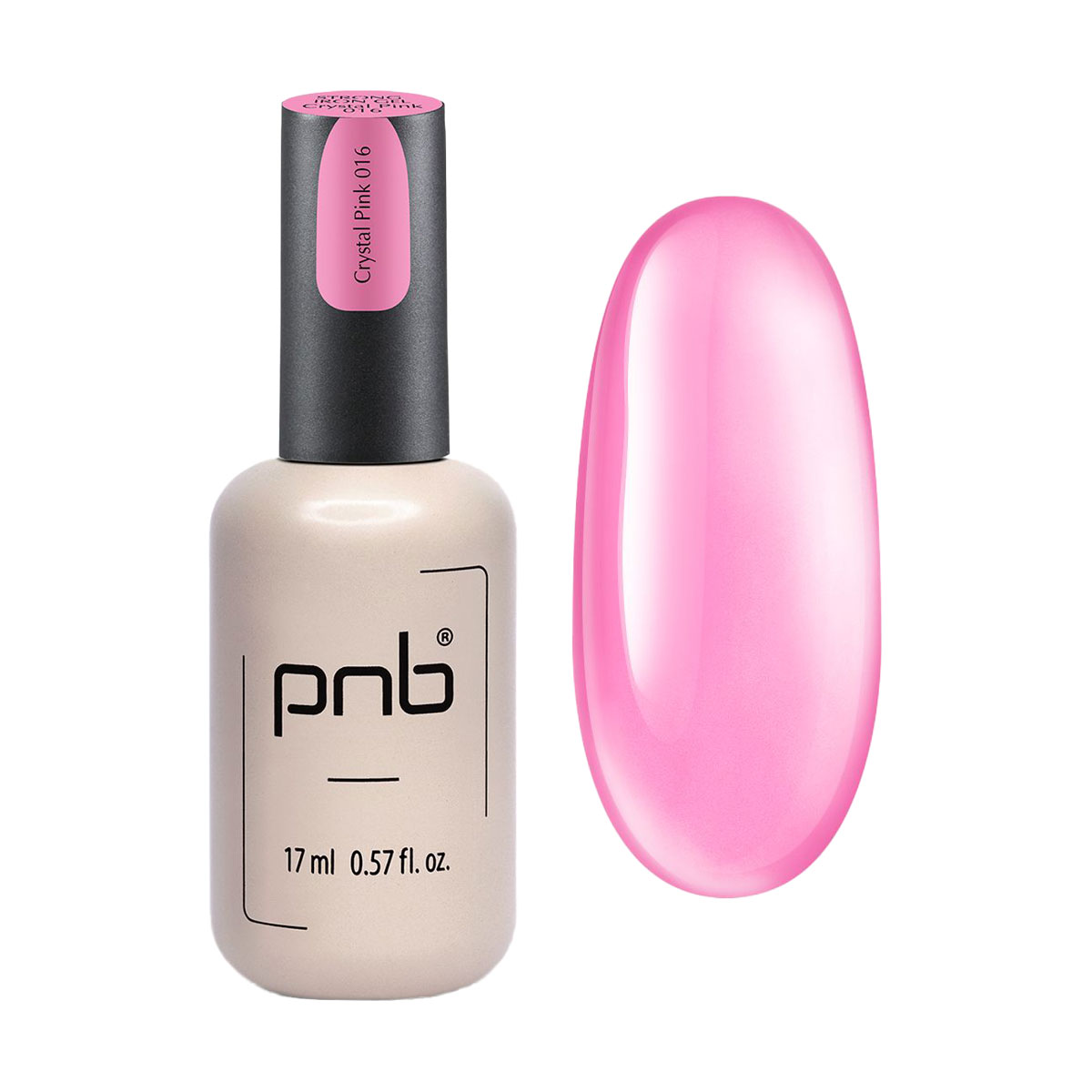 Гель для моделювання нігтів PNB Strong Iron Gel 016 Crystal Pink, 17 мл